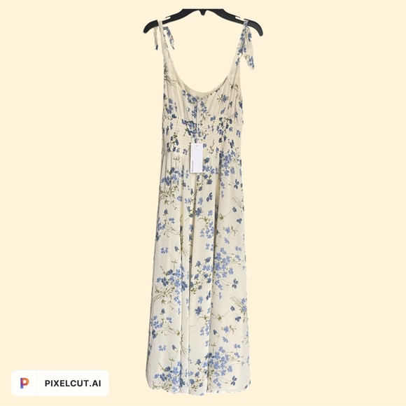 NWT Reformation Darby Sundress in Clarita Blue and White Floral Size Small - Picture 8 of 9